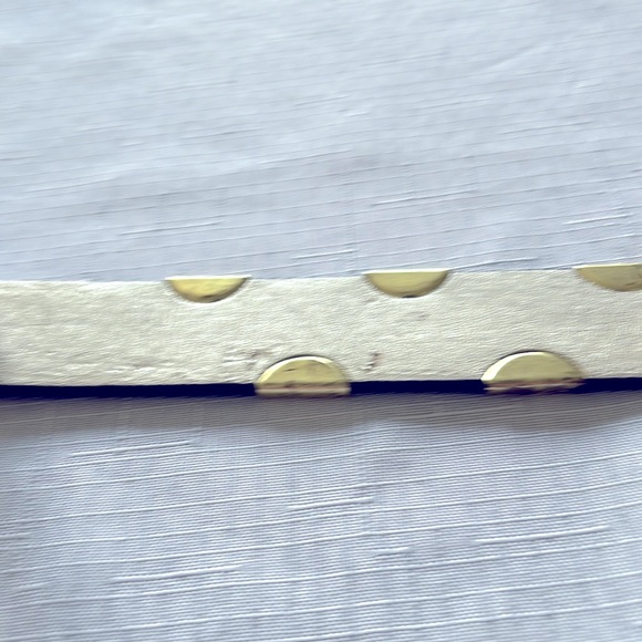 BLACK BELT WITH METALLIC GOLD STUDS - Picture 9 of 15